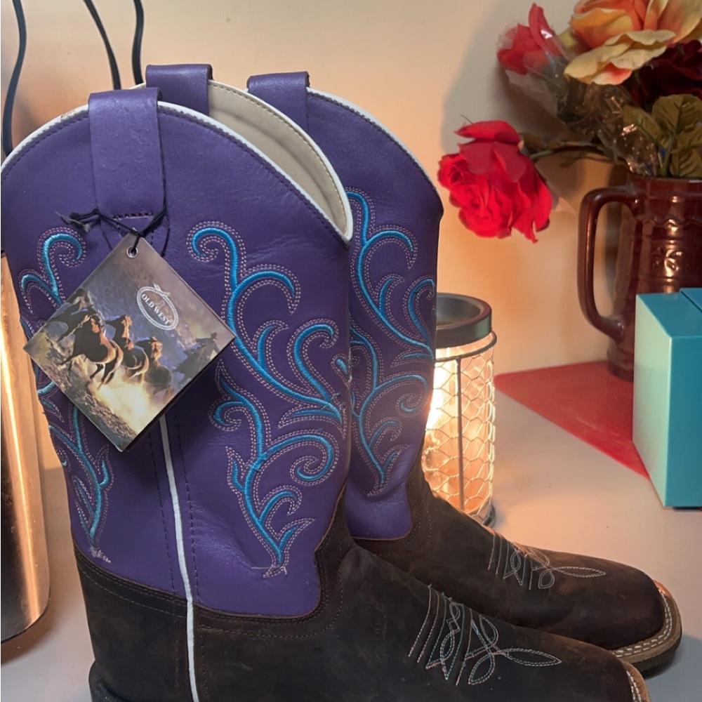 Purple Women’s Cowboy Boots
